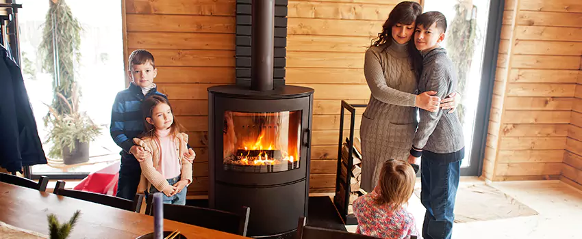 Morso Cast Iron Fireplace Insert Installation in Columbia Heights, Minnesota