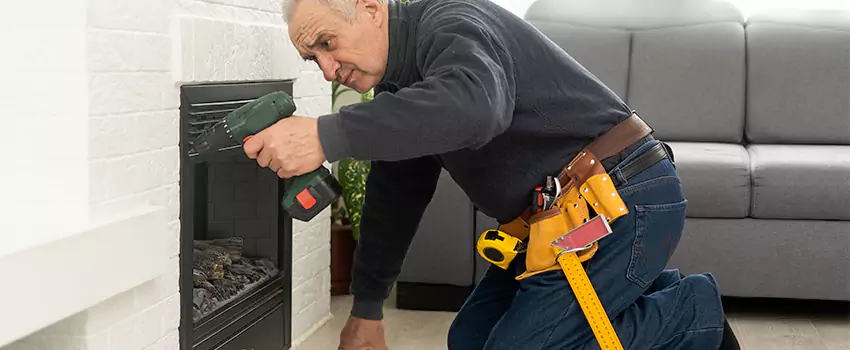 New Indoor Fireplace Installation in Columbia Heights, Minnesota