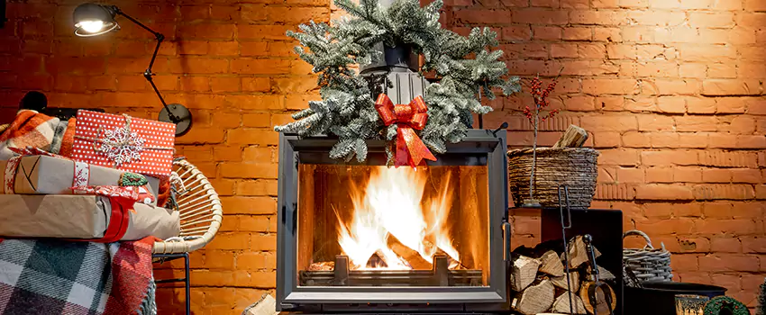 Travis Industries Linear Gas Fireplace Installation in Columbia Heights, Minnesota