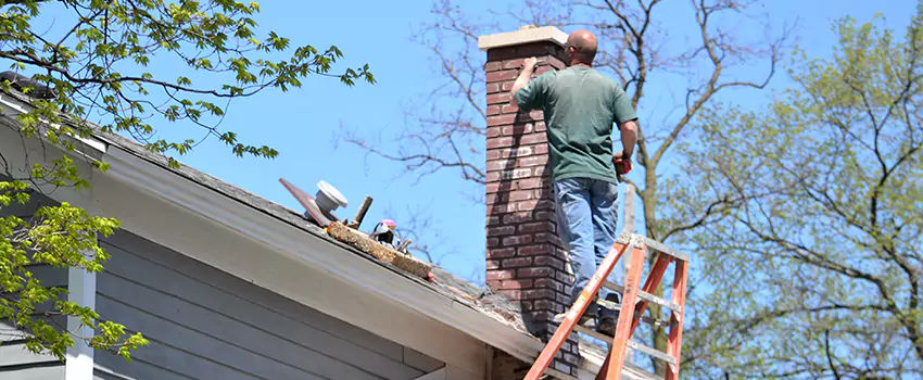 Vinyl and PVC Chimney Flashing Installation in Columbia Heights, MN