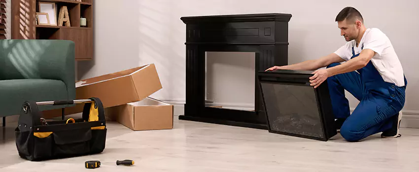 Old Rusted Metal Fireplace Repair And Replacement in Columbia Heights, MN