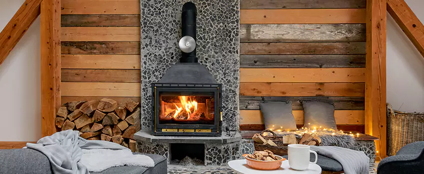 Thelin Hearth Products Direct Vent Gas Stove Fireplace Inspection in Columbia Heights, Minnesota